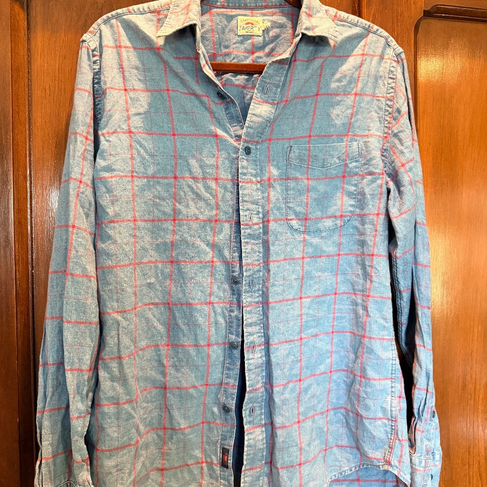 Faherty Plaid Button Down - image 1